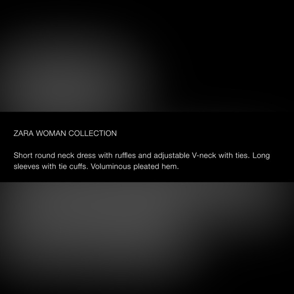 ZARA PRINTED SHORT DRESS ZW COLLECTION - Picture 16 of 17